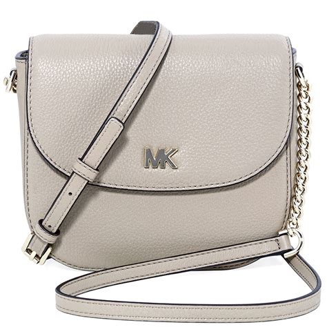 michael kors mott leather crossbody black|Michael Kors pebble leather handbags.